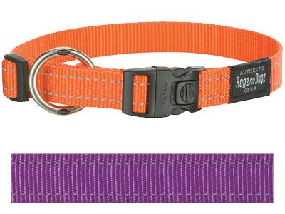 Rogz for dogs fanbelt halsband paars