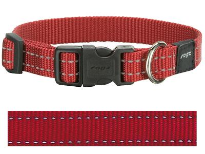 Rogz for dogs snake halsband rood