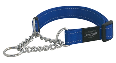 Rogz for dogs lumberjack choker blauw