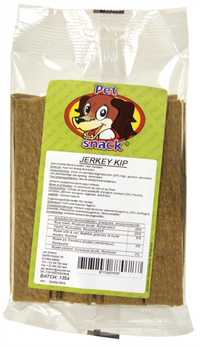 Petsnack kip jerkey’s