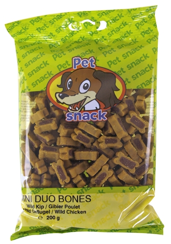 Petsnack botjes duo wild/kip