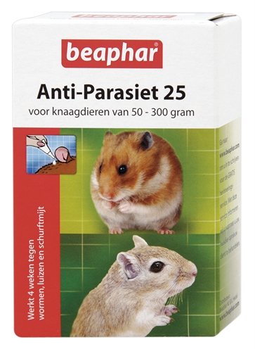 Beaphar anti-parasiet 25 knaagdier