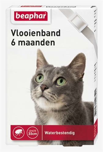 Beaphar vlooienband kat wit