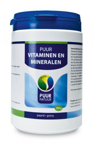 Puur natuur vita-min (vitaminen en mineralen) voor paard en pony