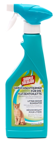 Simple solution deodorizer voor kattentoilet