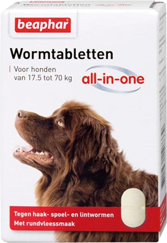 Beaphar wormtablet all-in-one hond