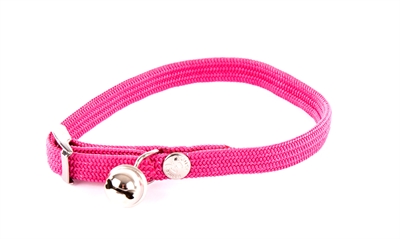 Halsband kat elastisch nylon roze