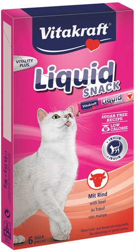 Vitakraft cat liquid snack rund & inuline