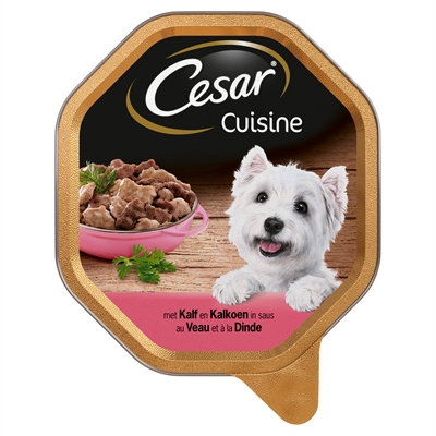 Cesar alu cuisine kalf / kalkoen in saus