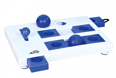 Trixie cat activity brain mover strategiespel wit / blauw