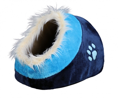 Trixie kattenmand iglo minou donkerblauw / blauw