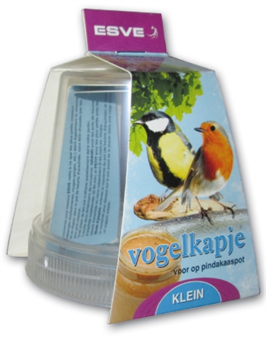 Esve vogelkapje voor pindakaaspot