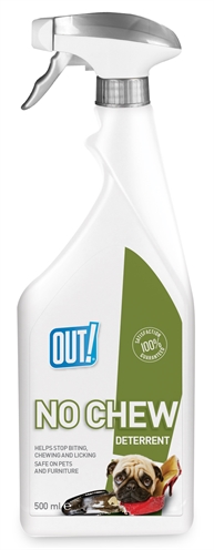 Out! no chew deterrent spray