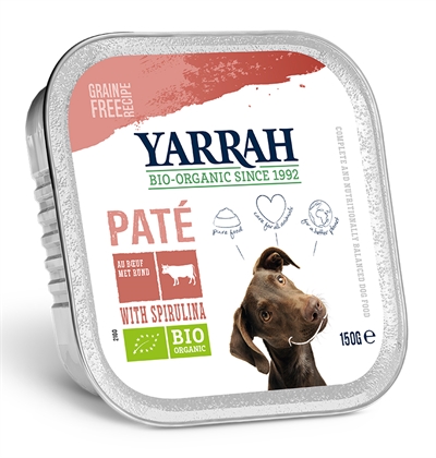 Yarrah dog alu pate rund / spirulina graanvrij