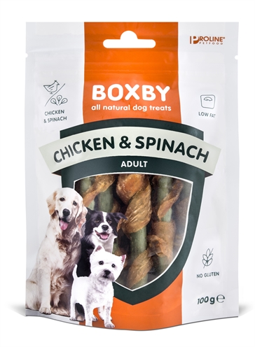 Proline dog boxby chicken / spinach