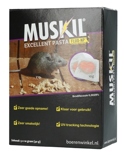 Muskil excellent pasta muis