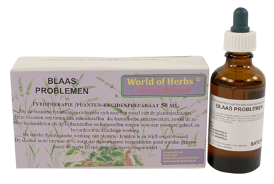 World of herbs fytotherapie blaas problemen