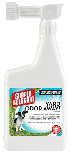 Simple solution yard odour away