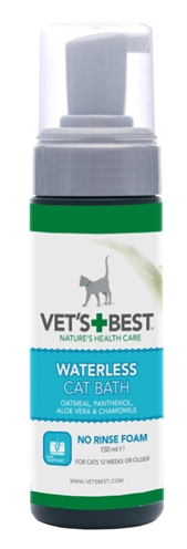 Vets best waterless cat bath