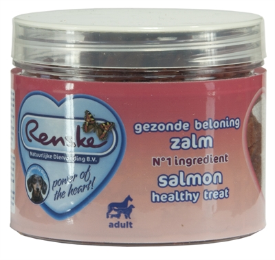 Renske hond gezonde beloning mini hartjes zalm