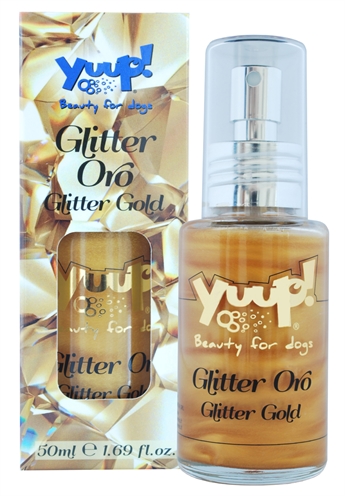 Yuup! fashion glitter gold hondenparfum