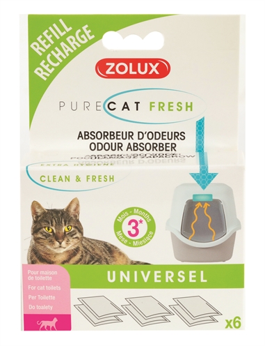 Zolux clean & fresh universeel filter kattenbak