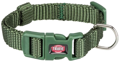 Trixie halsband hond premium bosgroen