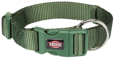 Trixie halsband hond premium bosgroen