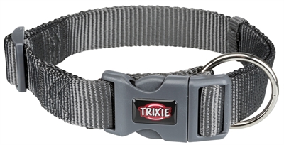 Trixie halsband hond premium grafiet grijs