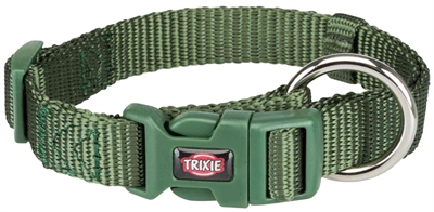 Trixie halsband hond premium bosgroen