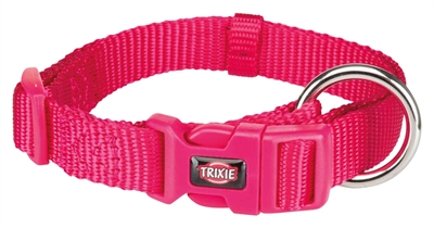 Trixie halsband hond premium fuchsia