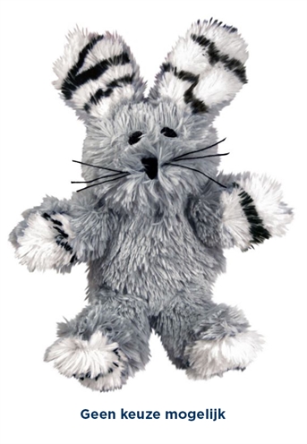 Kong cat softies fuzzy bunny assorti