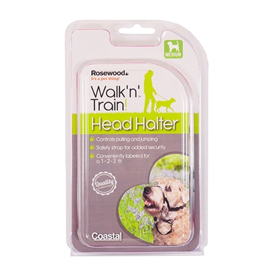 Rosewood walk ‘n’ train halsband hond kop halter