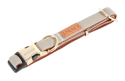 Zolux halsband hond imao mayfair taupe