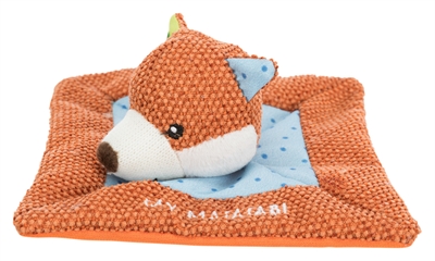 Trixie junior knuffeldoek vos met matatabi