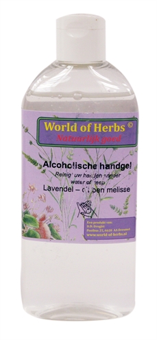 Dierendrogist desinfecterende handgel lavendel / citroen melisse