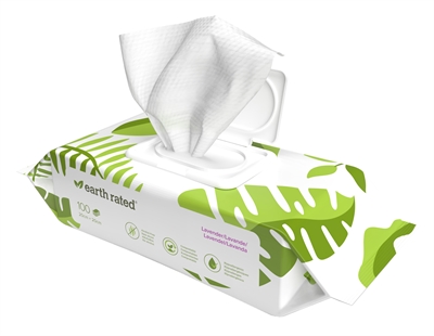 Earth rated dog wipes lavendel composteerbaar