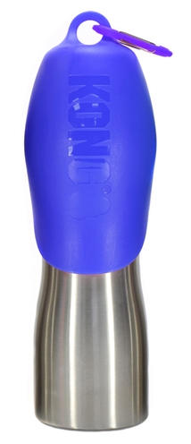 Kong h2o drinkfles rvs blauw