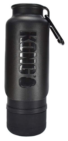 Kong h2o drinkfles thermos zwart