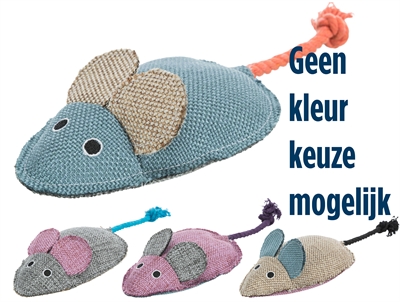 Trixie muis xxl stof assorti