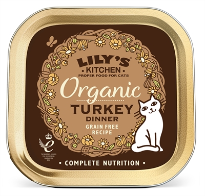 Lily’s kitchen cat organic turkey dinner