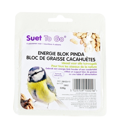 Suet to go energie blok pinda