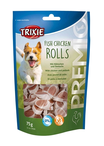 Trixie premio fish chicken rolls