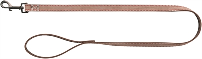 Trixie native riem, leer cappuccino