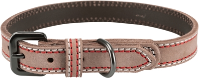 Trixie halsband hond native leer cappuccino