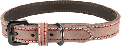 Trixie halsband hond native leer cappuccino