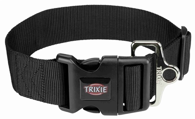 Trixie halsband hond premium zwart