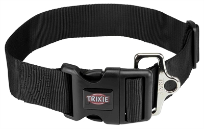 Trixie halsband hond premium zwart