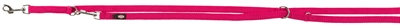 Trixie hondenriem premium verstelbaar tweelaags fuchsia