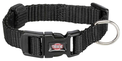 Trixie halsband hond premium zwart